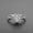 Platinum, variant on Womens Heart Shape Wedding Ring Alloy Simulated Diamond Micro Set Ring European Individually Packed White Gold