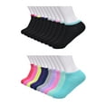thumbnail image 3 of Wonder Nation Girls No Show Socks, 20-Pack, Sizes S-L, 3 of 6