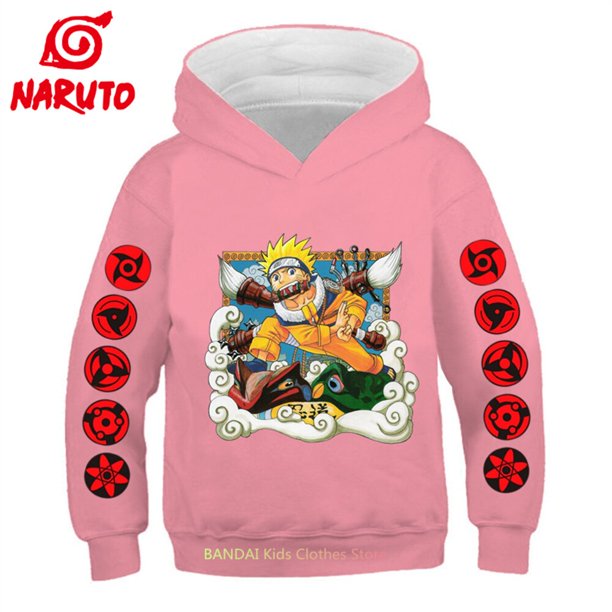 Japanese Anime Naruto Children's Sweatshirt Boys Narutos Hoodie Fashion Street Hoodie Boy's Shirt Autumn130 Gao Jinjia LED