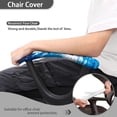thumbnail image 4 of HELLHERO 2 Pcs Office Chair Armrest Cover Butterfly Print, Office Seat Hand Rest Protector Elastic Band, Stretchable Chair Armrest Slipcover Pads, 4 of 7