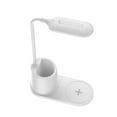 thumbnail image 6 of 3-in-1 Multi-Function Table Lamp, LED Desk Lamp with 15W Wireless Charger & Pen Holder, 3 Brightness Levels, Touch Control, Flexible Gooseneck, Eye-Caring Energy-Saving, for Home Office Study, 6 of 9