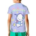 thumbnail image 2 of Sanrio Pochacco Kids T-Shirt 3d Printed Graphic T-Shirts Boys And Girls Short Sleeve Shirts For Youth Kids X-Small, 2 of 6