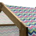 thumbnail image 5 of Colorful Pet House, Vintage Inspirations Colorful Chevron Pattern Abstract Angled Lines Herringbone, Outdoor & Indoor Portable Dog Kennel with Pillow and Cover, 5 Sizes, Multicolor, by Ambesonne, 5 of 5