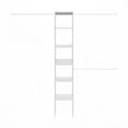 thumbnail image 4 of Furinno Fano Clothing & Closet Storage Organizer Shelf Tower with 3 Hanging Bars, White, 4 of 5