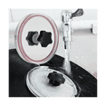 thumbnail image 1 of Vinyl Record Cleaner Clamp Record Label Saver Acrylic Cloth Protective Clip Vinyl Player Accessories, 1 of 6
