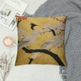 thumbnail image 2 of Shiartex Throw Pillow Cover Japanese Beautiful Kimono of Illustrations Japan Asia Crane Decorative Pillow Case Home Decor Square Pillowcase White, 2 of 5