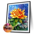 thumbnail image 3 of Cuadros Decorativos 5D bricolaje taladro completo forma redonda Lotus Rhinestone diamante dibujo decoración del hogar JShteea Nuevos Originales, 3 of 9