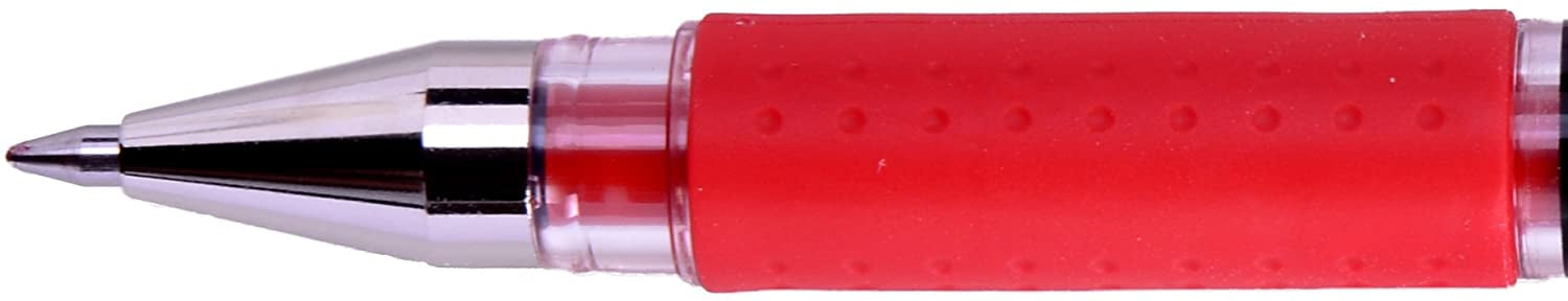 uni-ball 751107000 UM-151S Signo Gel Pens with Gel Grip, Red Gel, 0.7mm Stainless Steel Nib (Pack of 12) 12 Red