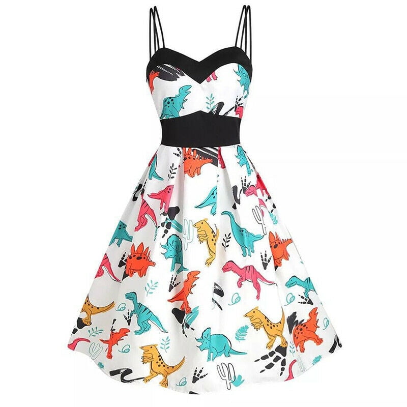 dinosaur summer dress