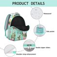 thumbnail image 4 of Spring Floral Waterproof Backpack - Stylish Ergonomic School Bag for Students, 4 of 5