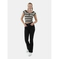 thumbnail image 2 of No Boundaries Pintuck Flare Pants, 31” Inseam, Women’s, 2 of 6