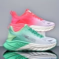 thumbnail image 2 of Lightweight And Breathable Men's Racing Shoes for Road Running; Outdoor Marathon Training Shoes  Low-top Sports Shoes for Fitness And Exercise Anti-slip And Wear-resistant Shoe with Laces for Adults;, 2 of 9
