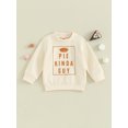thumbnail image 2 of LMLYSoH Kids Baby Sweatshirt Thanksgiving Letter Print Long Sleeve Pullovers Autumn Tops for Toddler Cute Fall Clothes, 2 of 9
