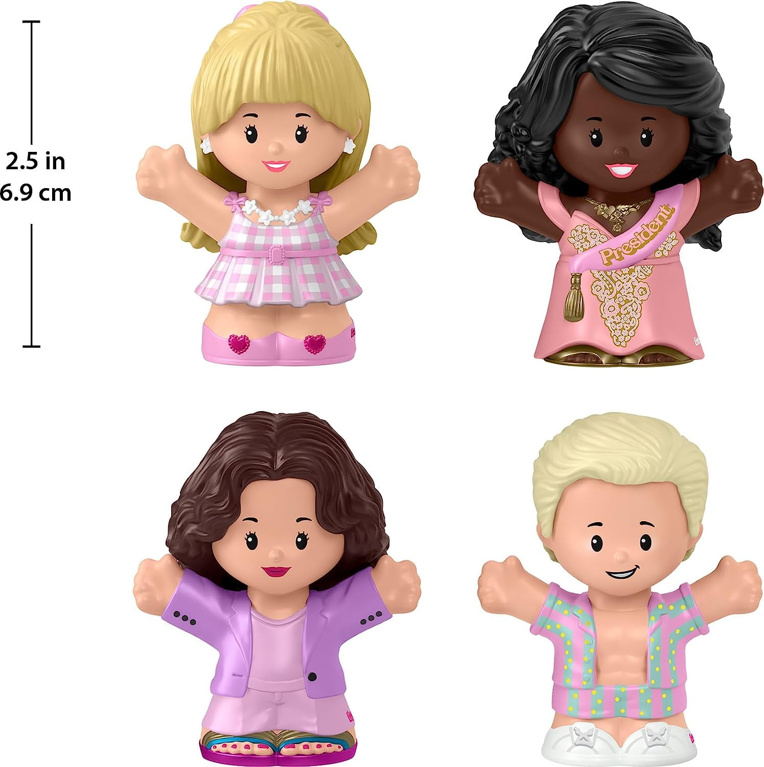 Mattel HRK97 Little People Collector Barbie: The Movie Special Edition Set
