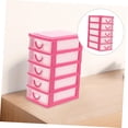 thumbnail image 6 of Dusknt Storage Case, Clearance! Five-Layer Drawer Storage Cabinet Multi-Function Storage Box Red D 5 Mini Desktop Drawers Organizer for Adult Storage Plastic Box Multilayer Sundries Case Green, 6 of 7
