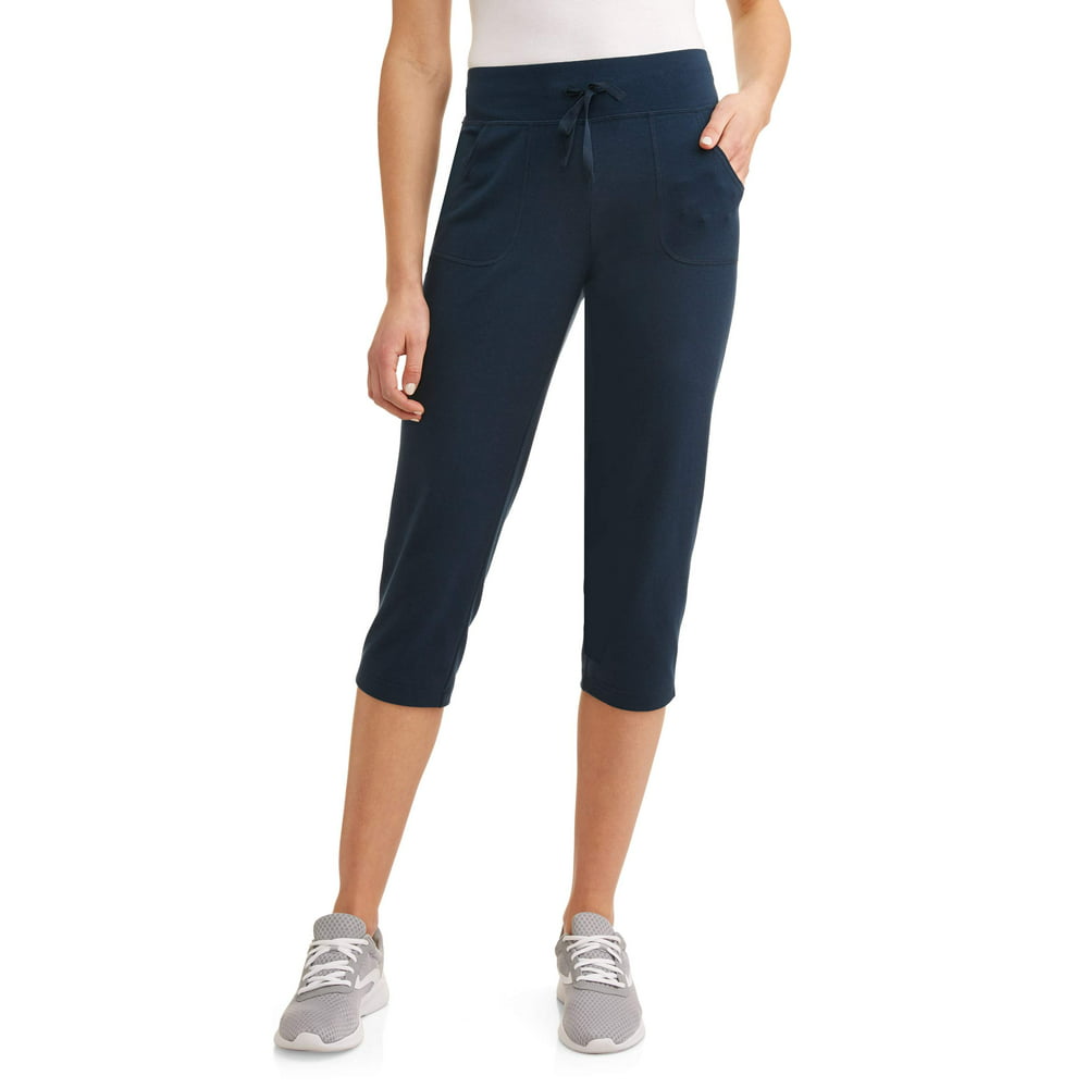 Athletic Works - Athletic Works Women's Athleisure Core Knit Capris ...