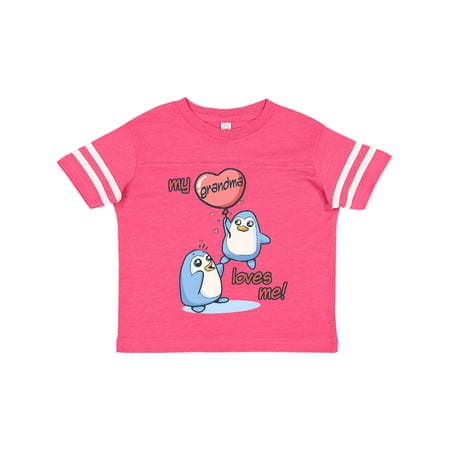 

Inktastic My Grandma Loves Me Gift Toddler Boy or Toddler Girl T-Shirt