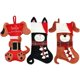 thumbnail image 1 of Paquete de 3 medias navideñas para perros y gatos, medias navideñas de terciopelo con patrón 3D para perros y gatos, bolsa de regalo grande para colgar en la chimenea para decoración de fiestas navide, 1 of 5