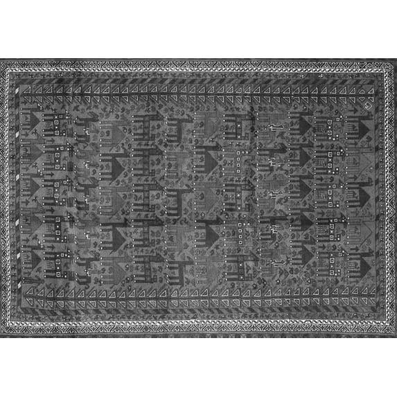 Ahgly Company Indoor Rectangle Persian Gray Traditional Area Rugs, 8' x 12'