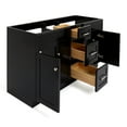 thumbnail image 6 of Ariel Hamlet 60 In. Double Sink Base Cabinet In Black, 6 of 9