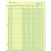 NATIONAL Analysis Pad, 4 Columns, Green Paper, 11 x 8.5" 50 Sheets (45604)