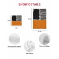 thumbnail image 7 of Orange Black Kitchen Dish Towels for Drying Dishes Set of 2, Farmhouse Striped Modern Abstract Art Waffle Weave Microfiber Hand Tea Bathroom Towels Quick Dry & Absorbent Towel 15.7x23.6, 7 of 7
