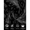 thumbnail image 7 of Black Botanical Fall Cloth Napkins Set of 8 Reusable Dinner Napkins, Thanksgiving Vintage Leaf Floral Cocktail Napkin Washable Table Napkins for Wedding/Holiday Party/Baby Shower 20"x20", 7 of 7