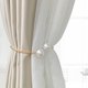 thumbnail image 5 of Cortina con clip de perla, soporte para cortina, hebilla con lazo, accesorios para decoración del hogar, oro Feliz Sencillez, 5 of 5