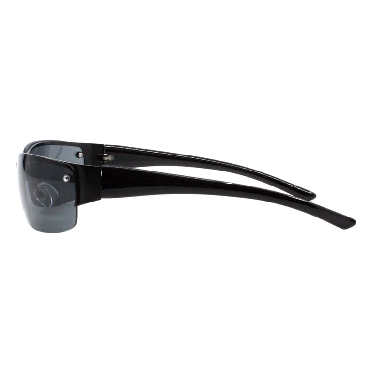 Half Rim Rimless Style Rectangular Sunglasses Classic  display picture 2