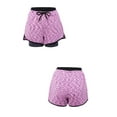 thumbnail image 5 of FUTATA Women's Double Layer Running Sports Shorts, Sports Training Bodybuilding Summer Shorts, Workout Sports Yoga Shorts Leggings, 5 of 5