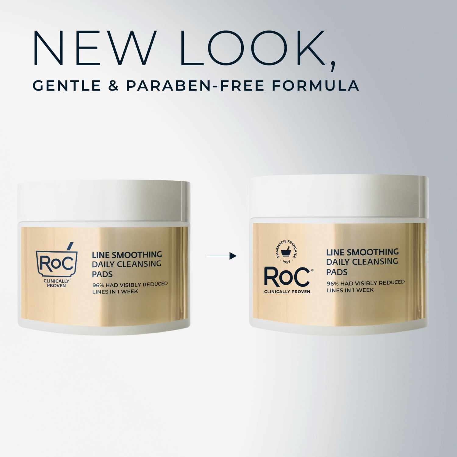 (3 pack) RoC Resurfacing Disks, Hypoallergenic Exfoliating Makeup Remover Pads Oil-Free Daily Cleanser, 28 Ct