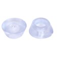 thumbnail image 2 of Uxcell 28mm x 12mm Protector de Pierna de Mesa de Muebles Almohadillas de Caucho 20pcs, 2 of 5