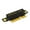 shape：1U，interface：a, variant on PCIE 1X Male to Female Riser Card PCIE X1/X4/X8/X16 90 Degree Adapter for Server Desktop Mining Machine Transfer