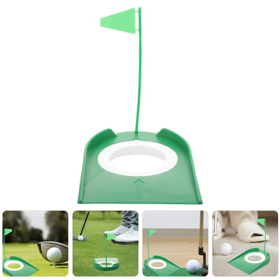 HEMOTON 3-Piece Indoor Golf Putting Practice Set with Travel Putter and Green for Kids and Adults