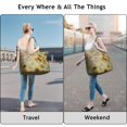 thumbnail image 4 of Sunflower Women's Large Weekend Travel Bag Moving Canvas Handbag Thick Double Layer Beach Weekend Travel Unisex Hospital Maternity Delivery with Toiletry Waterproof, 4 of 5
