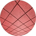 thumbnail image 1 of Ahgly Company Machine Washable Indoor Round Transitional Red Area Rugs, 5' Round, 1 of 7
