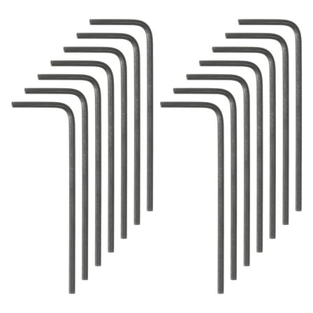 Uxcell 30Pcs Hex Wrench 1.5mm Metric CR-V L Shaped Hexagon Head Repairing Tool