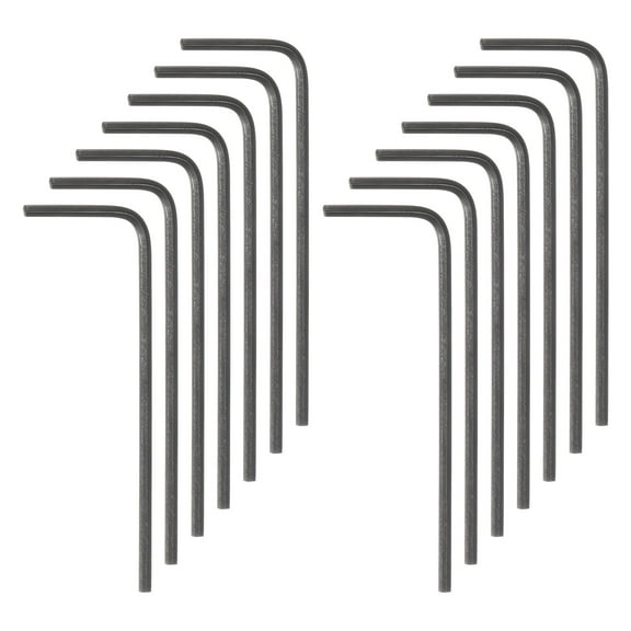 Uxcell 30Pcs Hex Wrench 1.5mm Metric CR-V L Shaped Hexagon Head Repairing Tool