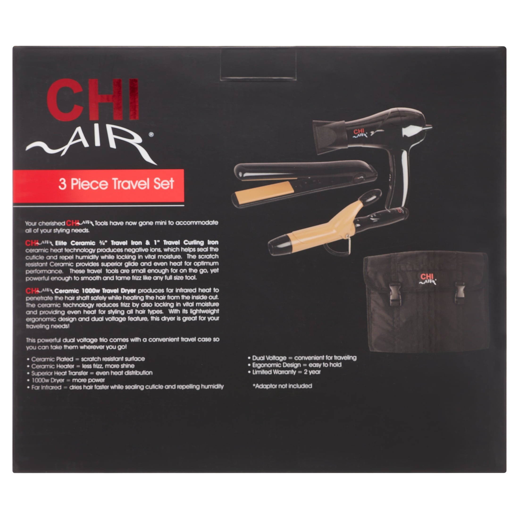 Chi air 3 piece travel set cheap