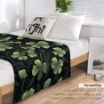 thumbnail image 6 of Riforla St. Patrick's Day Blanket Super Soft Flannel All Season Lightweight Living Room/Bedroom Warming Blanket 100x150cm B_001, 6 of 8