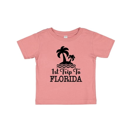 

Inktastic First Trip to Florida Vacation Gift Baby Boy or Baby Girl T-Shirt