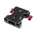 thumbnail image 1 of Camera Base Plate With Dual 15mm Rod Rail Clamp Suitable For Rabbit Cage And Dslr Rig Camera Accessories, 1 of 5