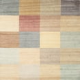 thumbnail image 1 of Ahgly Company Indoor Square Contemporary Khaki Gold Checkered Area Rugs, 4' Square, 1 of 6
