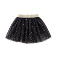 thumbnail image 3 of ZHUASHUM Skirts For Girl Tulle Tutu Skirt With Glitter Print Star Party Skirt Carnival Mini Skirt Pleated Skirt Black 100, 3 of 3