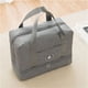 thumbnail image 3 of Bolsa de viaje/deporte, bolso de mano, compartimento para zapatos, impermeable, fitness, gris, 39x18x30 cm, 3 of 5