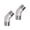 1/2", variant on Double 45 Degree Elbow Fittings Steel Industrial Pipe Adapters 45° Elbow Plumbing Hardware for Hydraulic Connection