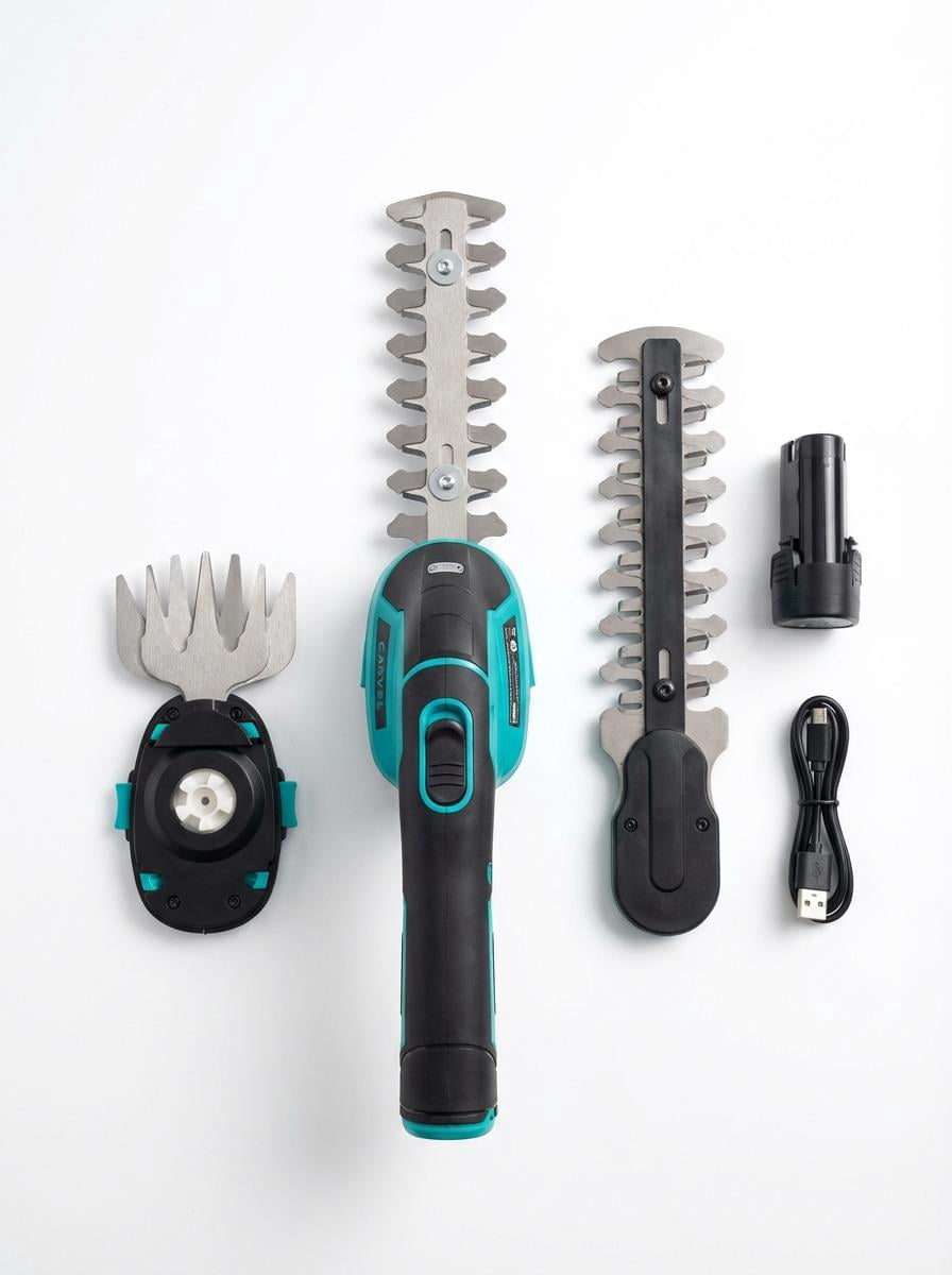 ZIGZAG 自動電圧調整 ヘアカール器具 EH9478 MZK 7.2V Cordless 2-in-1 Garden Trimmers - Handheld Grass Shear