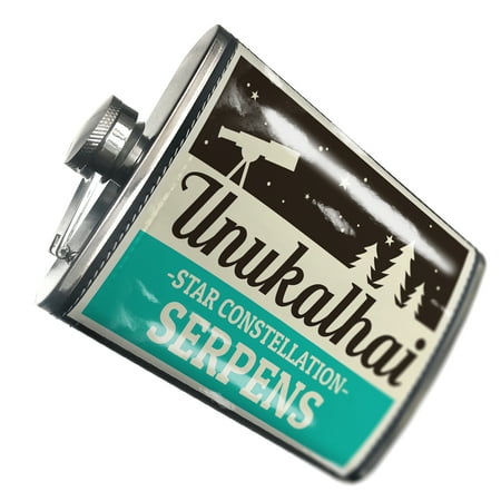 

NEONBLOND Flask Star Constellation Name Serpens - Unukalhai