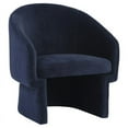 thumbnail image 1 of Sunpan Lauryn 17.50" Contemporary Fabric Lounge Chair in Danny Navy, 1 of 8