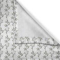 thumbnail image 3 of Ambesonne Nature Kitchen Curtains, Horizontal Branches Pattern, 55"x24", Yellow Green Seal Brown, 3 of 3